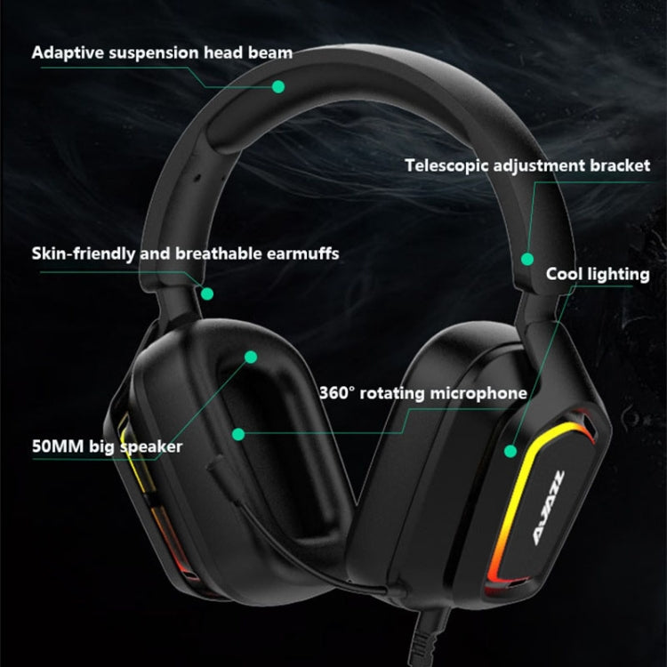 Frendorf | Ajazz AX368 Computer Game Audio Recognition RGB Headset 3.5mm Version (Rosa)