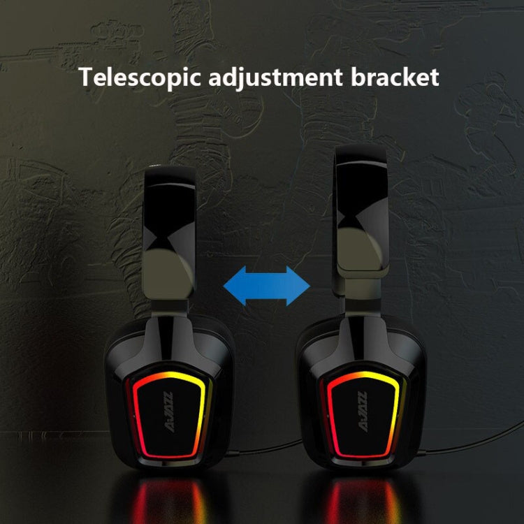 Frendorf | Ajazz AX368 Computer Spiel Audioerkennung RGB Headset 7.1 Kanal Version (Pink)