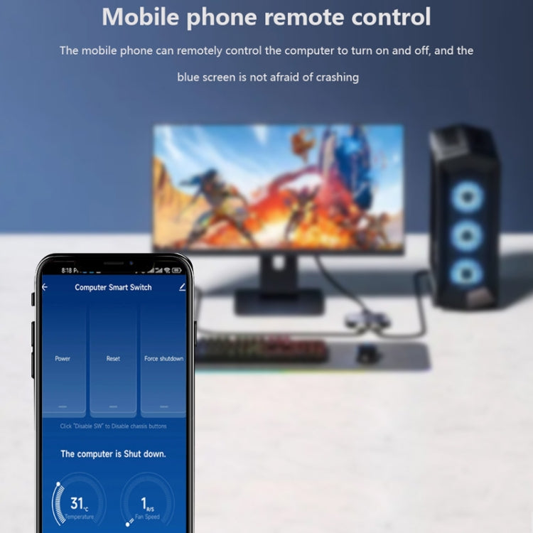 Frendorf | 2.4G WIFI Computer Remote Bootkarte Fernbedienung Drahtloses Schaltmodul Funktioniert Mit Google Home Tmall Elf