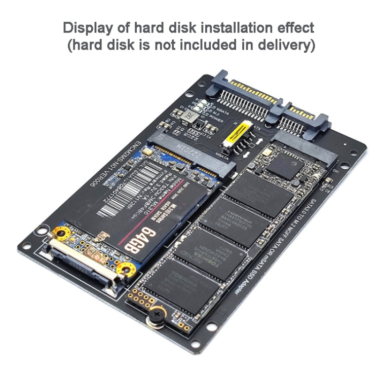 Frendorf | SATA 22PIN zu MSATA oder M.2 NGFF SATA Karte 2 in 1 SSD Konverterkarte mit USB 3.0 Kabel