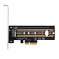 Frendorf | 2pcs M.2 Riser Card NVMe SSD to PCI-E X4 4.0 GEN4 (Schwarz)