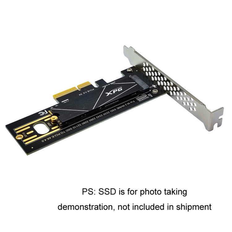 Frendorf | 2pcs M.2 Riser Card NVMe SSD to PCI-E X4 4.0 GEN4 (Schwarz)