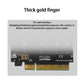 Frendorf | PCI-E X8 Double Disk Transfer Card NVME M.2 MKEY SSD RAID Array Expansion Adapter(PH45)