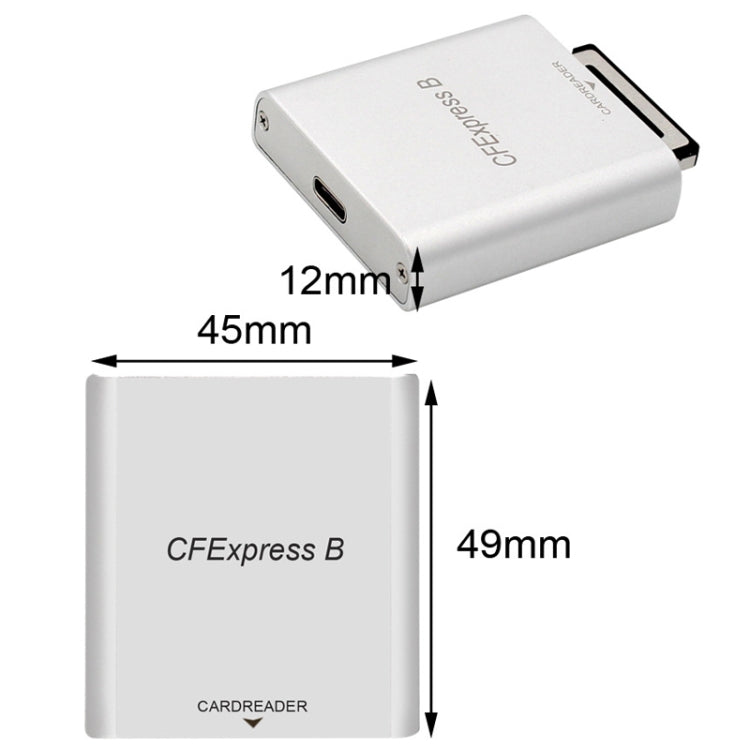 Frendorf | 10G Hochgeschwindigkeits-USB3.2 Z6/Z7 1DX3 Verkabelung CFEXPRESS Karteleser mit Doppel-Leitung