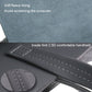 Frendorf | 15.4/16 Zoll Elastischer Knopf Laptop Wasserfest PU Handtasche (Marine)