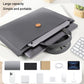 Frendorf | 15.4/16 Zoll Elastischer Knopf Laptop Wasserdichte PU Handtasche (Khaki)