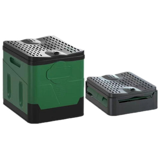 Frendorf | Auto Klapp Tragbare Toilette Outdoor Notfall Mobile Toilette (Armeegrün)