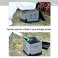 Frendorf | Auto Faltbare tragbare Toilette Outdoor Notfall Mobile Toilette (Dunkelgrau)