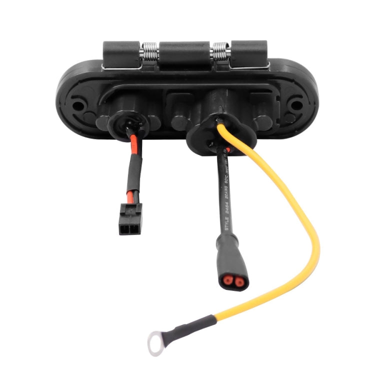 Frendorf | Für Ninebot Max G30 Elektroroller Ladeanschlussbaugruppe (Schwarz)