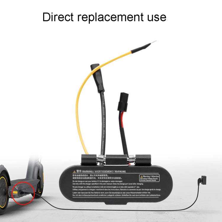 Frendorf | Für Ninebot Max G30 Elektroroller Ladeanschlussbaugruppe (Schwarz)