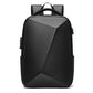Frendorf | EVA Hartschalen erweiterbarer Laptop-Rucksack mit USB-Anschluss Multifunktionaler Business-Reiserucksack (Schwarz)