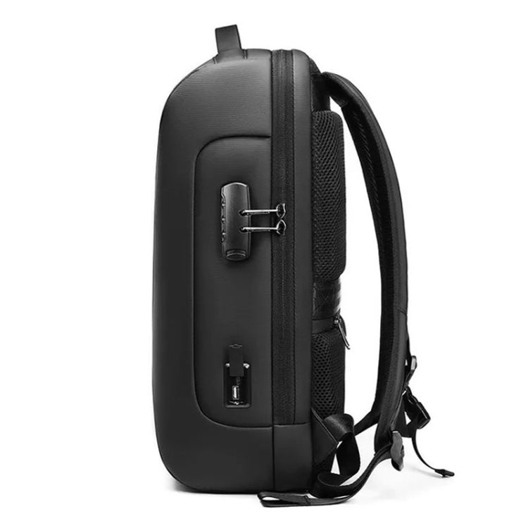 Frendorf | Business Großes Fassungsvermögen Reise Tasche Multifunktionale Wasserdichte Laptop Rucksack Mit USB-Anschluss (Hellgrau)