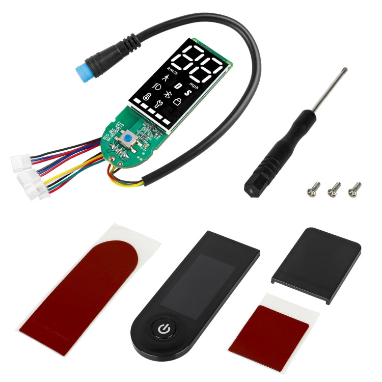 Frendorf | Für Xiaomi Electric Scooter Pro/Pro 2/1S Vierdraht-Doppelbrems-Bluetooth-Board-Set, Spezifikation: Nur Board