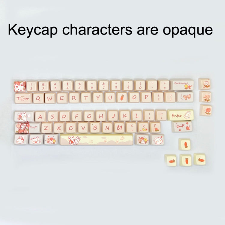 Frendorf | 148 Tasten MDA Höhe 5-seitig Wärmeanstieg PBT Mechanische Tastatur-Tastenkappen (Blau)