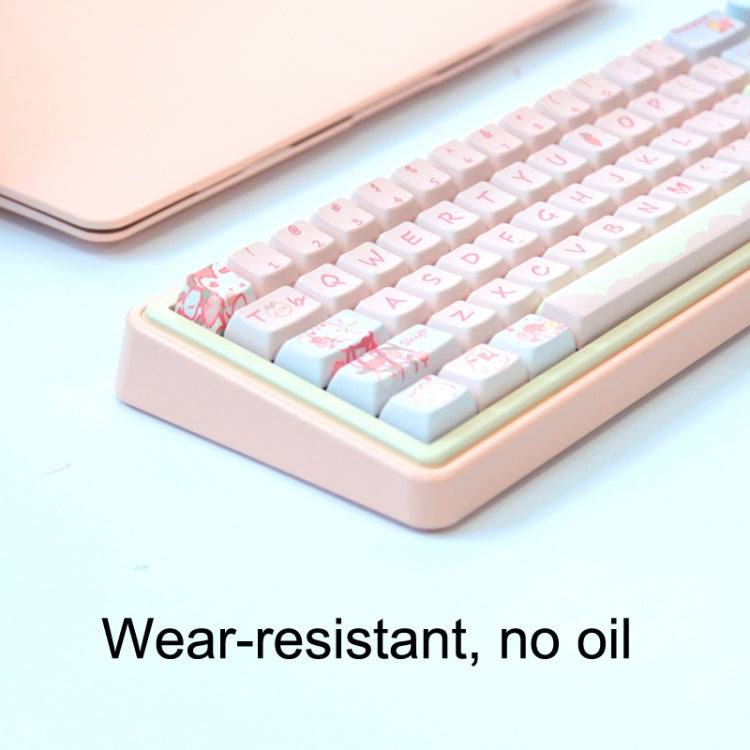 Frendorf | 148 Tasten MDA Höhe 5-seitig Hitzeanstieg PBT Mechanische Tastatur Tastenkappen (Grün)