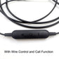 Frendorf | Für Shure SE215+ MMCX Schnittstelle Audio Kopfhörerkabel mit Drahtsteuerung und Anruffunktion