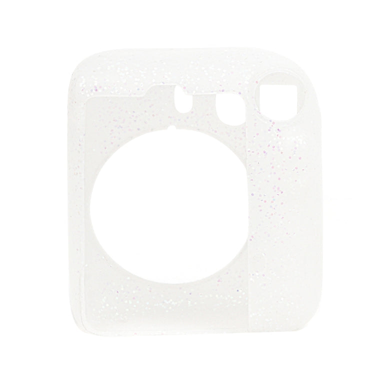 Frendorf | Voor Fujifilm Instax Mini 12 Soft Shell Camera Bag Opslag Silicone Case (Glitter Roze)