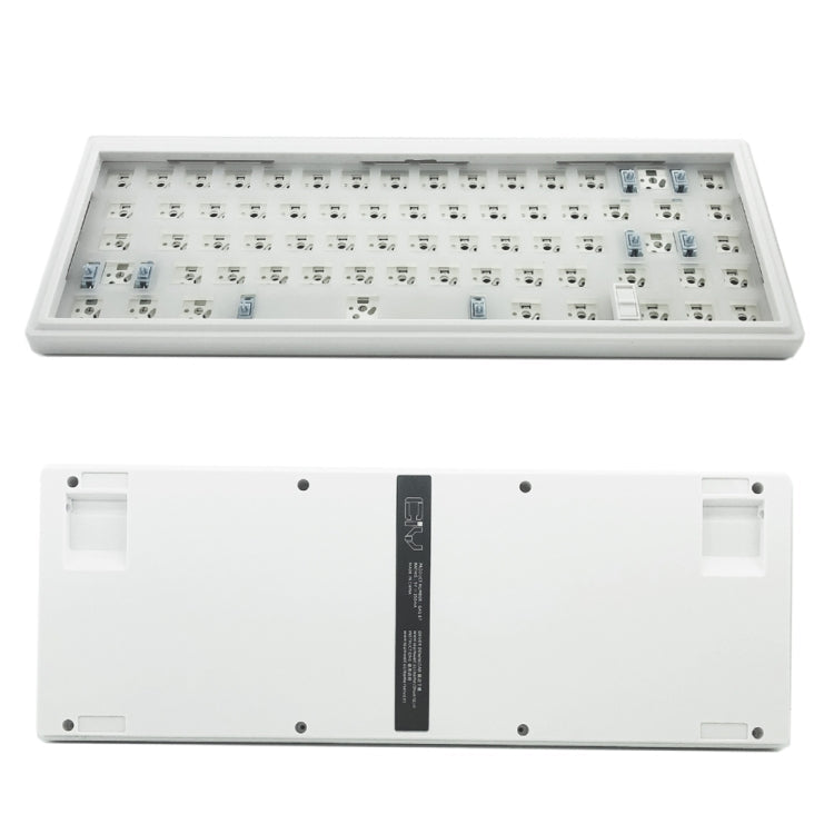 Frendorf | Hot Swap Welle Verkabelt RGB Hintergrundbeleuchtung Angepasst Mechanische Tastatur Kit (Weiß)