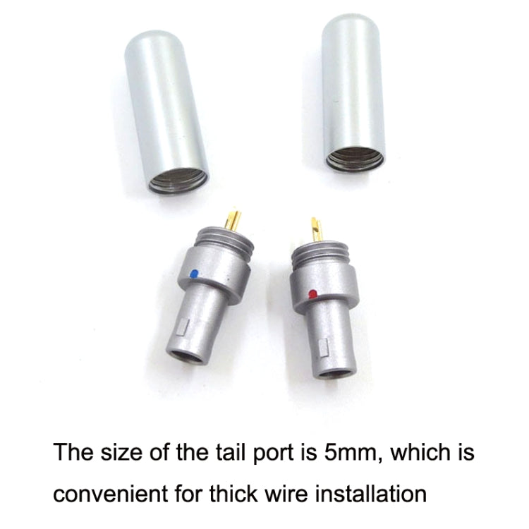 Frendorf | Für Sennheiser HD800S / HD820 / Dharma D1000 Kopfhörer Kabel Stecker Pin Anschluss (Silber)