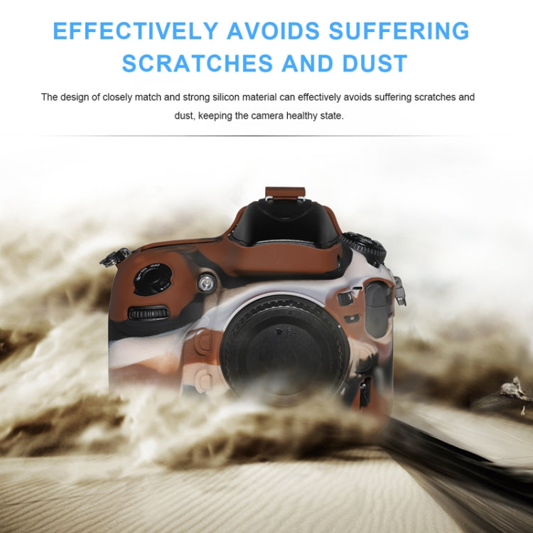 Frendorf | Pixel P001 Für Nikon D800 / D800E Kamera Silikon Schutzgehäuse (Jungle Camouflage)