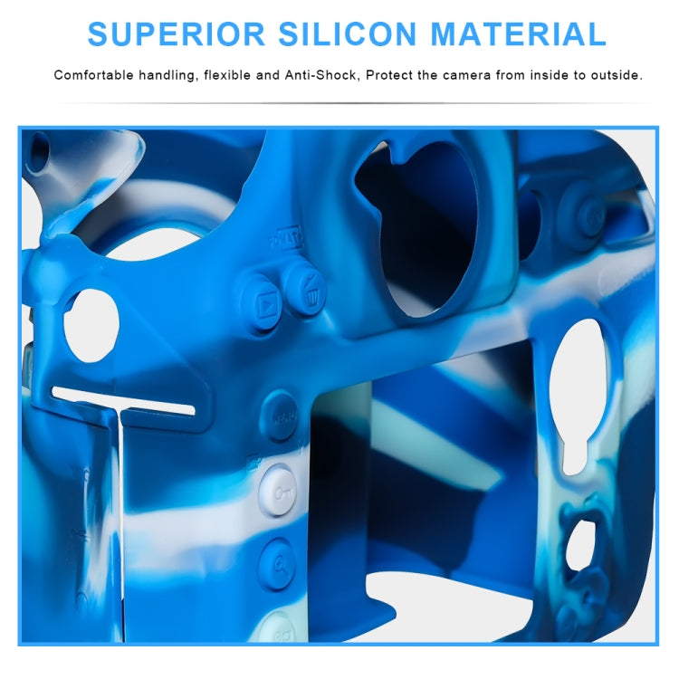 Frendorf | Pixel P001 Für Nikon D800 / D800E Kamera Silikon Schutzgehäuse (Jungle Camouflage)