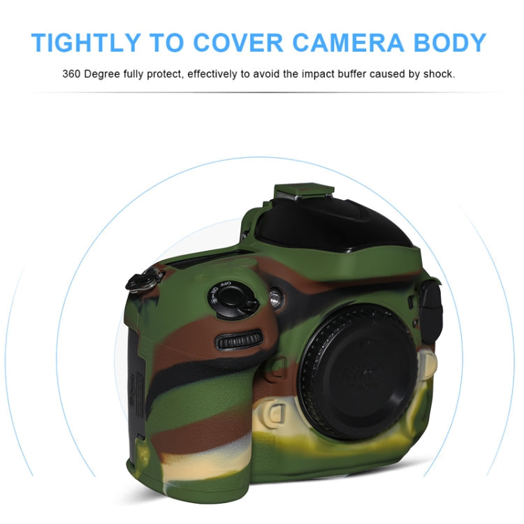 Frendorf | Pixel P001 Voor Nikon D800 / D800E Camera Siliconen Beschermhoes (Ocean Camouflage)