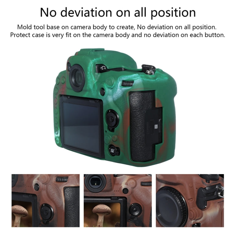 Frendorf | Pixel P001 Für Nikon D500 Kamera Silikon Schutzhülle (Wüstentarnung)