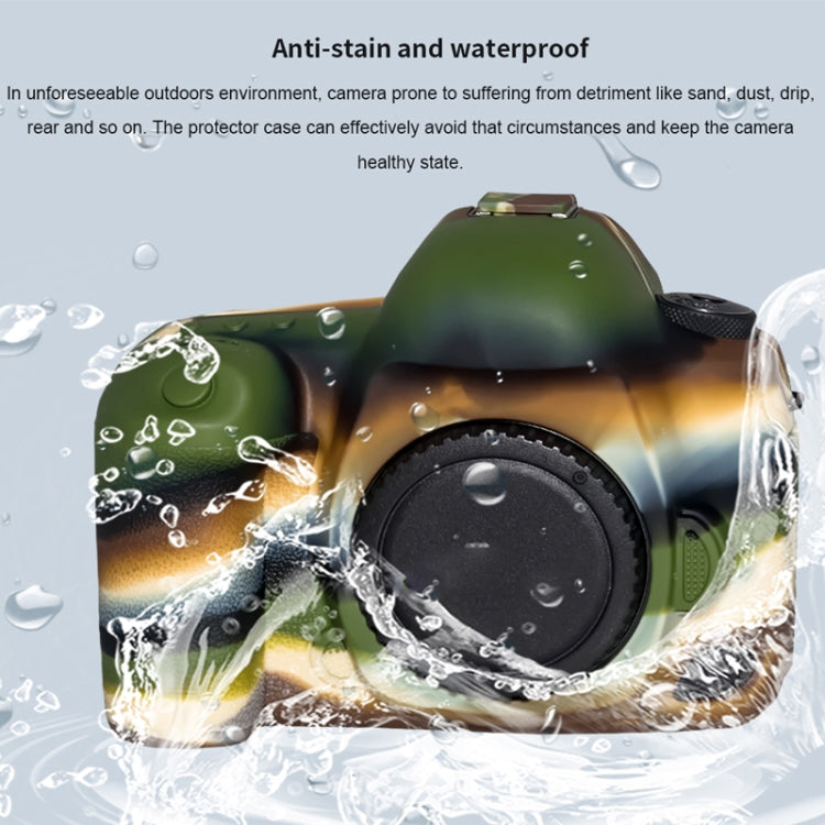Frendorf | Pixel P001 Voor Canon EOS 5D Mark IV Camera Siliconen Beschermhoes (Ocean Camouflage)