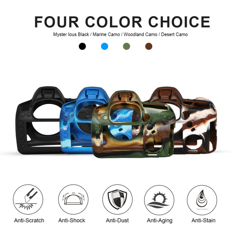 Frendorf | Pixel P001 Voor Canon EOS 5D Mark IV Camera Siliconen Beschermhoes (Ocean Camouflage)