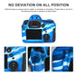 Frendorf | Pixel P001 Voor Canon EOS 5D Mark IV Camera Siliconen Beschermhoes (Ocean Camouflage)