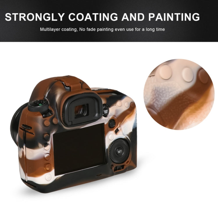 Frendorf | Pixel P001 Voor Canon EOS 5D Mark IV Camera Siliconen Beschermhoes (Ocean Camouflage)
