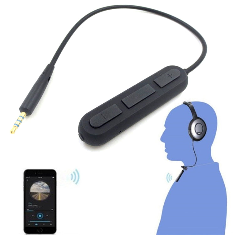 Frendorf | Für BOSE QC25 / OE2 / QC35 / AKG / Y50 / Y40 Kopfhörer Bluetooth-Kabel (Schwarz)