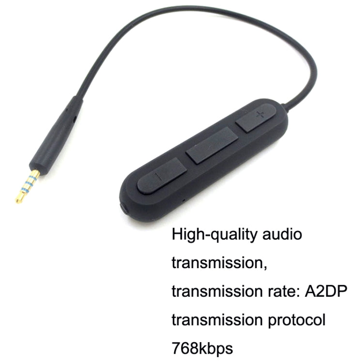 Frendorf | Für BOSE QC25 / OE2 / QC35 / AKG / Y50 / Y40 Kopfhörer Bluetooth-Kabel (Schwarz)