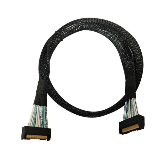 Frendorf | 32G Transfer PCIE5.0 Slim SAS MCIO 74P  zu MCIO 74P Server Hochgeschwindigkeits-Drehverdrahtung 0,7 m