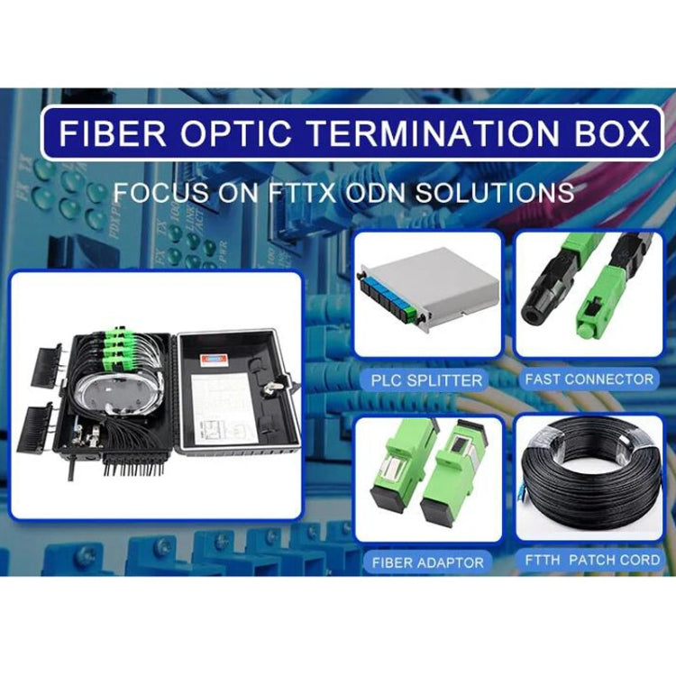 Frendorf | FTTH Verteilungsbox mit 16 PLC Splitter Kann Bis Zu 16 Abonnenten Drop-Kabel Halten