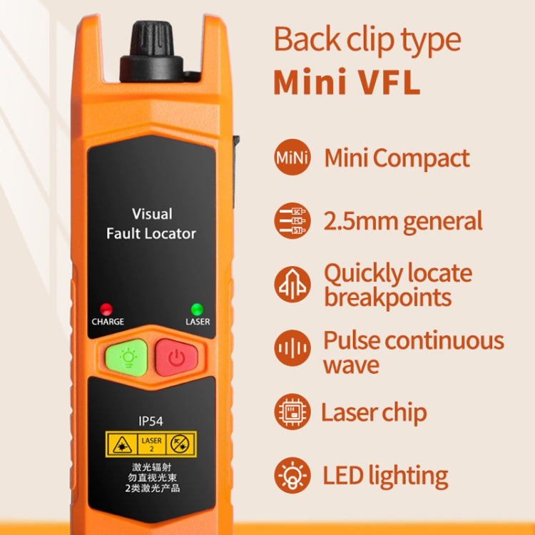 Frendorf | 2-in-1 10-30mW Glasfaser Rotlichtstift + optisches Leistungsmessgerät (-70+6dBm) Set