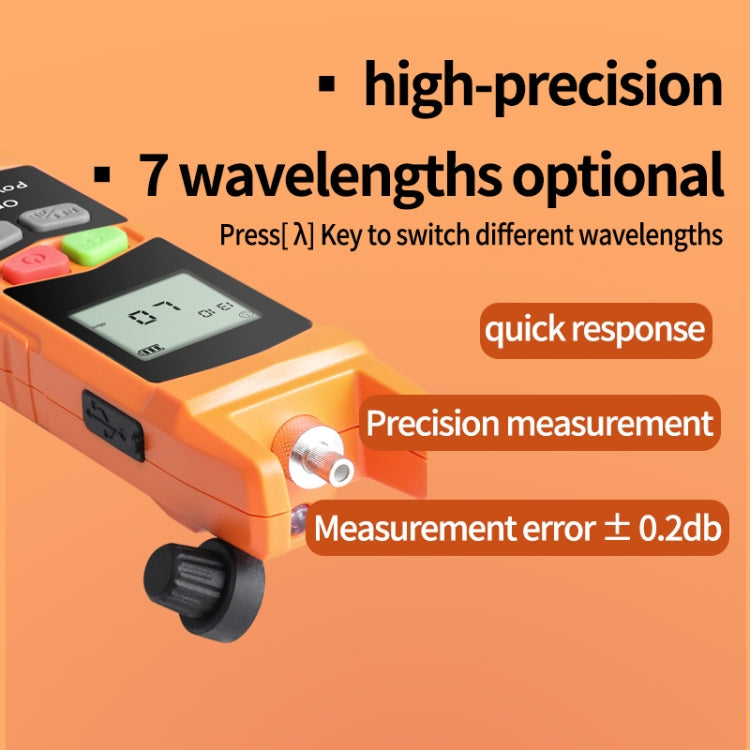 Frendorf | 2-in-1 10-30mW Glasfaser Rotlichtstift + optisches Leistungsmessgerät (-70+6dBm) Set