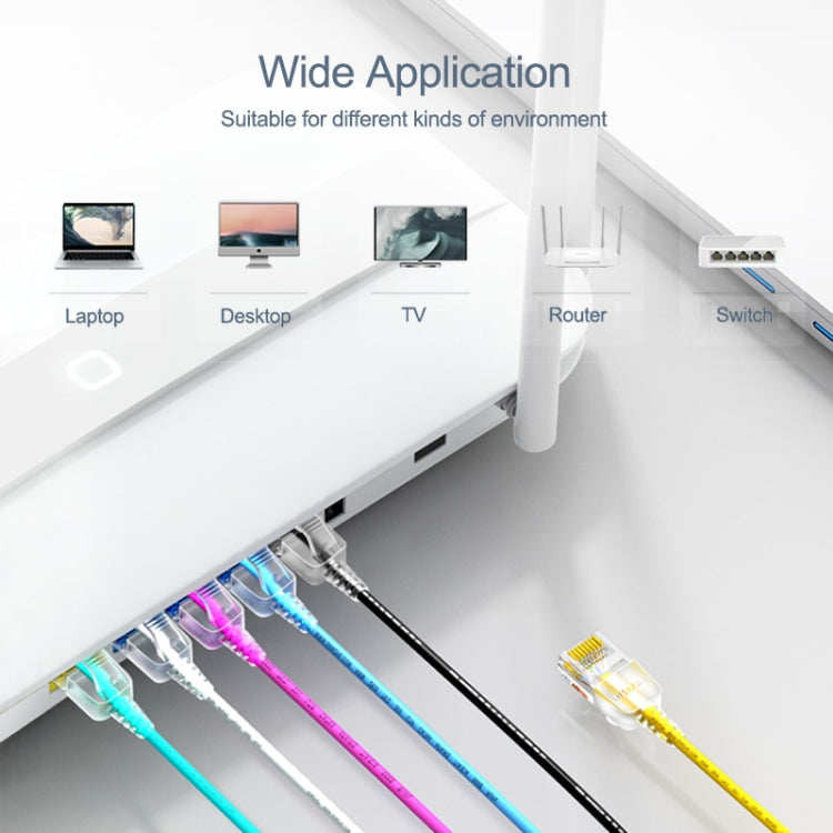 Frendorf | SAMZHE Cat6A Ethernet-Kabel UTP Netzwerk-Patchkabel 15m (weiß)