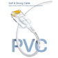 Frendorf | SAMZHE Cat6A Ethernet-Kabel UTP Netzwerk-Patchkabel 10m (Weiß)