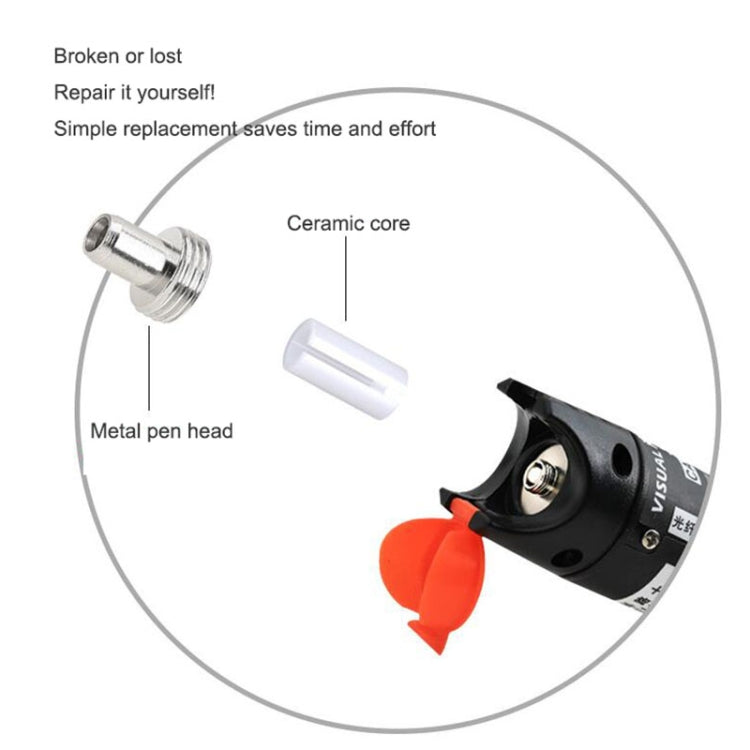 Frendorf | 10 Stück 5mm Keramikkern Ersatzteile für optische Lichtleitersichtfehlerortung