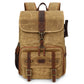 Frendorf | Große Kapazität SLR Digitalkamera Tasche Laptop Rucksack Canvas Aufbewahrungstasche (Erdgelb)