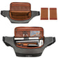 Frendorf | PU Leren Schouder Crossbody Fotografie Tas SLR Camera Tas Lens Opslag Tas (Bruin)