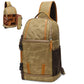 Frendorf | Outdoor Canvas Slijtvast Waterdicht Fotografie Schoudertas (Khaki)