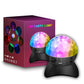 Home LED Magic Ball Lichter Bounce Ambient Lampen Raum Sound Lichter Bälle, Farbe: Lade Modell Schwarz (RGB Farbige 5W)
