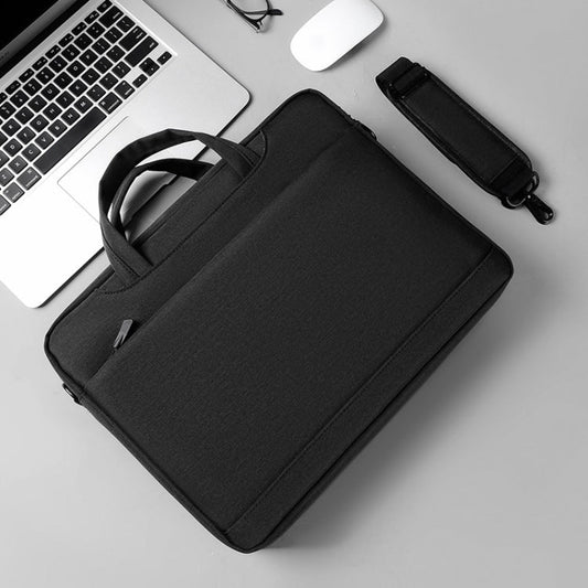 Frendorf | 17,3 Zoll Tragbare Crossbody Air Bag Gaming Computer Laptop Schultertasche (Schwarz)