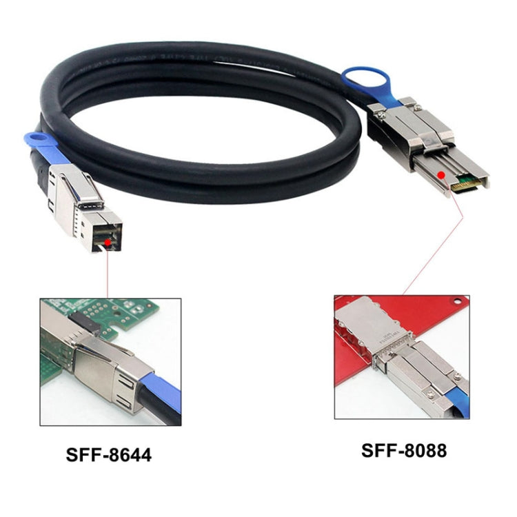 Frendorf | 2m Mini SAS HD SFF-8644 Zu 8088 26P Server Externe Festplattenkabel