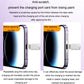 Frendorf | 2 Stück /Set Für iPhone 12 / 13 / 14 / 15 Serie Lautsprecher Beschichtung Metall Staubdicht Netz Ladeanschluss Schutzfolie Staubaufkleber (Schwarz)