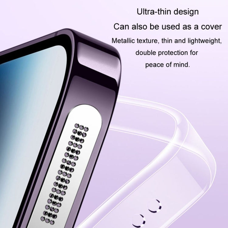Frendorf | 2pcs /Set Für IPhone 12 / 13 / 14 / 15 Serie Lautsprecher Plattierung Metall Staubdicht Mesh Ladeanschluss Schutzfolie Staubaufkleber(Silber)