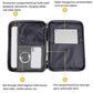 Frendorf | 13/13.3 Zoll Hahnentritt Muster Oxford Stoff Laptop Tasche Wasserdicht Tablet Aufbewahrungstasche (Haze Blau)