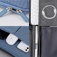 Frendorf | 13/13.3 Zoll Hahnentritt Muster Oxford Stoff Laptop Tasche Wasserdicht Tablet Aufbewahrungstasche (Haze Blau)